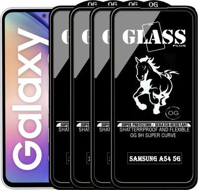 PFOAM Edge To Edge Tempered Glass for SAMSUNG GALAXY A54 5G(Pack of 4)