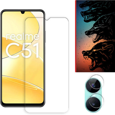 ARBAN Edge To Edge Tempered Glass for Realme C51 4G Tempered Screen Protector | Anti-Scratch | Edge to Edge Full Coverage | 9H Hardness ( 1 FRONT SCREEN GUARD + 1 CAMERA LENS PROTECTOR + 1 FREE BACK EMBOSSED SKIN061 )(Pack of 1) ARBAN Edge To Edge Tempered Glass for Realme C51 4G Tempered Screen Protector | Anti-Scratch | Edge to Edge Full Coverage | 9H Hardness ( 1 FRONT SCREEN GUARD + 1 CAMERA LENS PROTECTOR + 1 FREE BACK EMBOSSED SKIN061 )(Pack of 1)
