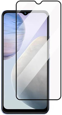 GET PAY Edge To Edge Screen Guard for Tempered Glass Screen Protector Compatible for vivo X27 (Black)(Pack of 1)