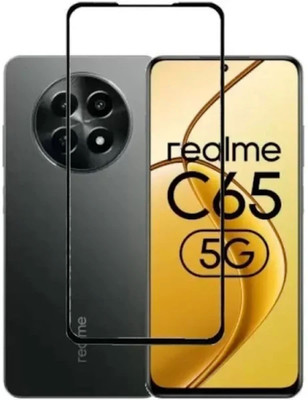 9H Edge To Edge Tempered Glass for Realme C65 5G and Realme Narzo N65 5G- Full Screen Coverage [Anti-Scratch] [9H Gorilla] [Free Cleaning Kit Included](Pack of 1)