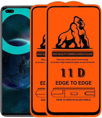 Sai Edge To Edge Tempered Glass for Oppo A54 4G ,11D Glass,Best Quality(Pack of 1)