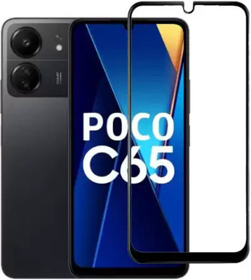 VALKAR Edge To Edge Tempered Glass for POCO C65(Pack of 1)