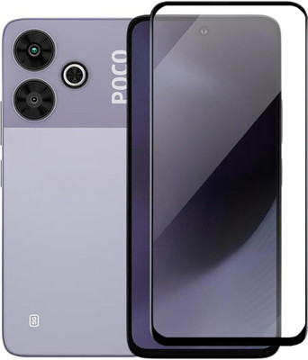 Caseline Edge To Edge Tempered Glass for POCO M6 Plus 5G(Pack of 1)