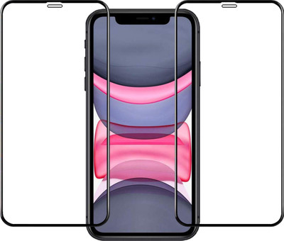 YOGKREETI Edge To Edge Tempered Glass for Apple iPhone 11(Pack of 2)