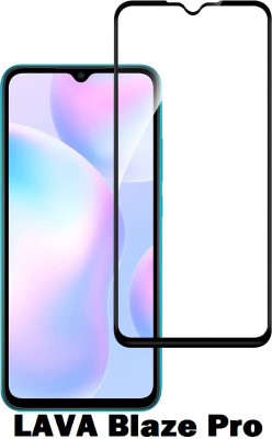 ASVALBUY Edge To Edge Tempered Glass for Lava Blaze Pro(Pack of 1)