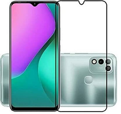 FIVE-O Edge To Edge Tempered Glass for Infinix-Hot 10s, Infinix-Smart-5.(Pack of 1)