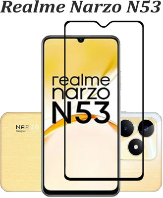 INFINITYWORLD Edge To Edge Tempered Glass for Realme Narzo N53(Pack of 1)