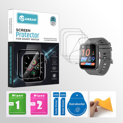 ARBAN Edge To Edge Tempered Glass for Fire-Boltt Astro 1.78 inch Smartwatch 4 PROTECTOR + 4 WIPES + 4 DUST REMOVAL STICKER + 1 WIPER(Pack of 4) ARBAN Edge To Edge Tempered Glass for Fire-Boltt Astro 1.78 inch Smartwatch 4 PROTECTOR + 4 WIPES + 4 DUST REMOVAL STICKER + 1 WIPER(Pack of 4)