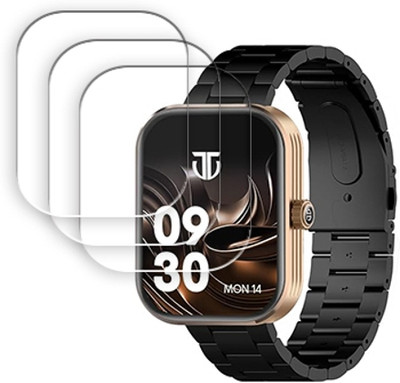 ARBAN Edge To Edge Tempered Glass for Titan Mirage 1.96 inch SMARTWATCH SCREEN GUARD(Pack of 3)
