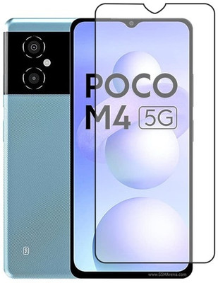 ChutPutMart Edge To Edge Tempered Glass for Poco M4 5G(Pack of 1)