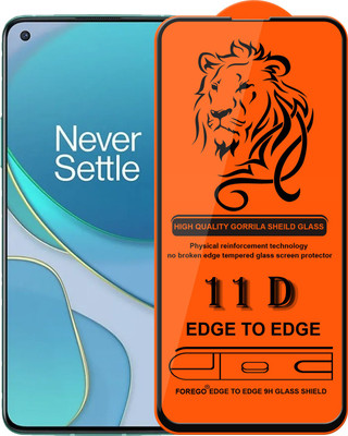 Forego Edge To Edge Tempered Glass for OnePlus 8T(Pack of 1)