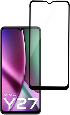 HUPSHY Edge To Edge Tempered Glass for Vivo Y27(Pack of 1)