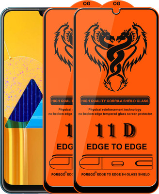 Forego Edge To Edge Tempered Glass for Samsung Galaxy M30s(Pack of 2)