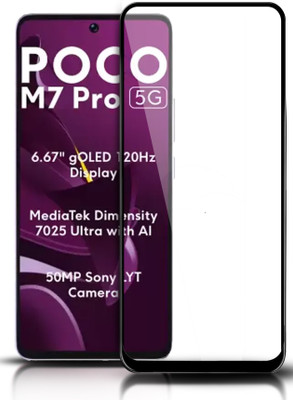 Flipkart SmartBuy Edge To Edge Tempered Glass for POCO M7 Pro 5G(Pack of 1)