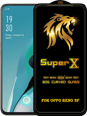 PFOAM Edge To Edge Tempered Glass for Oppo Reno2 F(Pack of 1)