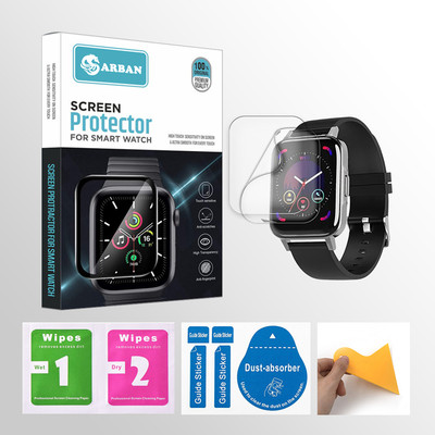 20SKY Impossible Screen Guard for GIZMORE GIZFIT 908 Pro 1.69 inch Smartwatch(Pack of 2)