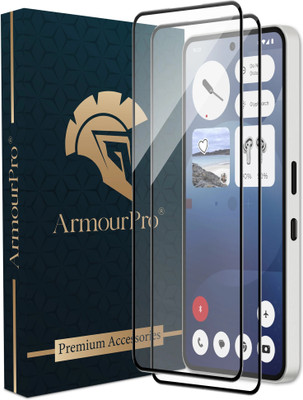 ArmourPro Edge To Edge Tempered Glass for Nothing Phone (3a), Nothing Phone (3a), Nothing 3A 5G, Nothing Phone (3a), Nothing Phone 3A Plus 5G, Nothing Phone 3A Plus(Pack of 2)
