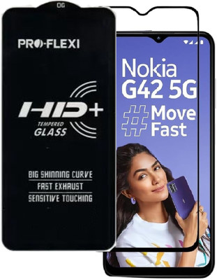 SM Styles Edge To Edge Tempered Glass for Nokia G42 5G(Pack of 1)