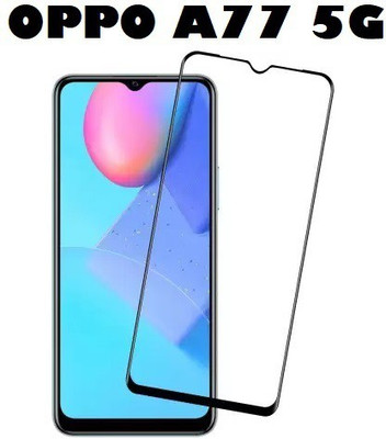 ASVALBUY Edge To Edge Tempered Glass for Oppo A77 5G(Pack of 1)