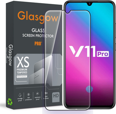 Glasgow Edge To Edge Tempered Glass for Vivo V11 Pro(Pack of 1)