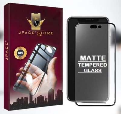 JPACC Edge To Edge Tempered Glass for Premium HD Matte Tempered Glass Screen Protector For 14 PRO MAX SUPER SMOOTH Full Coverage 9H Hardness Edge To Edge Front Temper Glass Guard With Installation Kit, APPLE IPHONE 14 PRO MAX(Pack of 1) JPACC Edge To Edge Tempered Glass for Premium HD Matte Tempered Glass Screen Protector For 14 PRO MAX SUPER SMOOTH Full Coverage 9H Hardness Edge To Edge Front Temper Glass Guard With Installation Kit, APPLE IPHONE 14 PRO MAX(Pack of 1)