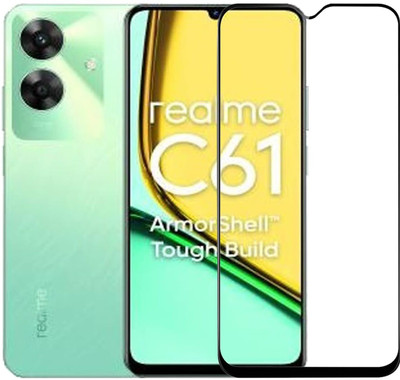GDBUY Edge To Edge Tempered Glass for realme C61(Pack of 1)
