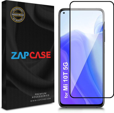 Zapcase Edge To Edge Tempered Glass for Mi 10T 5G(Pack of 1)