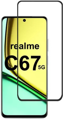 VISHRN CASES Edge To Edge Tempered Glass for realme C67 5G, realme C67(Pack of 1)