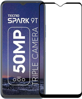 Flipkart SmartBuy Edge To Edge Tempered Glass for Tecno Spark 9T(Pack of 1)
