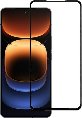 KMPERED Edge To Edge Tempered Glass for iQOO 12 5G, iQOO 12(Pack of 1)