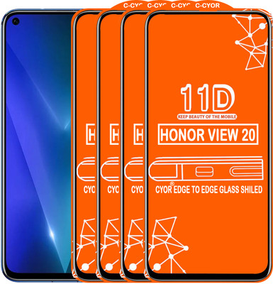 CYOR Edge To Edge Tempered Glass for HONOR VIEW 20(Pack of 4)