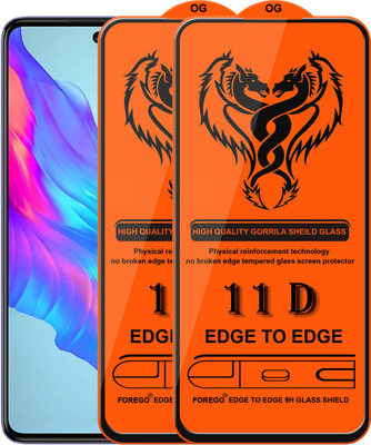 Forgive Edge To Edge Tempered Glass for Tecno Camon 17 Pro(Pack of 2)
