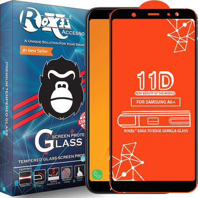 Roxel Edge To Edge Tempered Glass for Samsung Galaxy A6 Plus(Pack of 1)