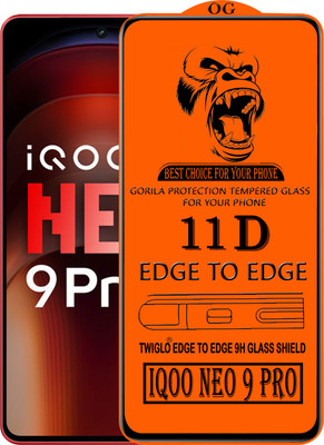 TWIGLO Edge To Edge Tempered Glass for IQOO NEO 9 PRO(Pack of 1)