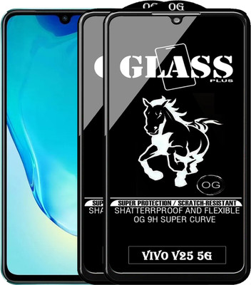 PFOAM Edge To Edge Tempered Glass for VIVO V25 5G(Pack of 2)