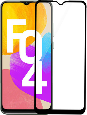 HUPSHY Edge To Edge Tempered Glass for Samsung Galaxy F04(Pack of 1)