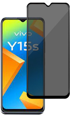 GLOBAL NOMAD Edge To Edge Tempered Glass for vivo Y15s(Pack of 1)