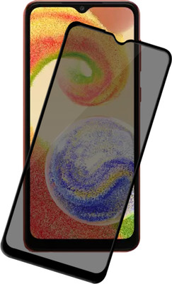 HUPSHY Edge To Edge Tempered Glass for SAMSUNG Galaxy A04e (Privacy Glass)(Pack of 1)
