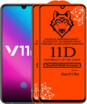 DeepzHub Edge To Edge Tempered Glass for Vivo V11 Pro(Pack of 2)