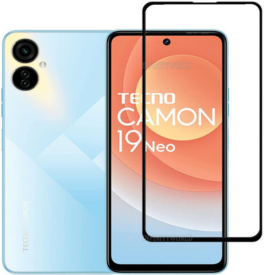 INFINITYWORLD Edge To Edge Tempered Glass for Tecno Camon 19 Neo(Pack of 1)