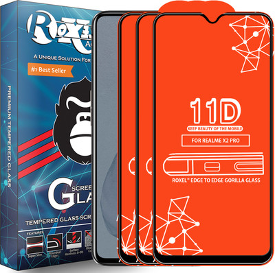 Roxel Edge To Edge Tempered Glass for Realme X2 Pro(Pack of 3)