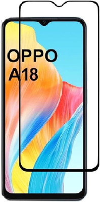 AV Edge To Edge Tempered Glass for OPPO A18(Pack of 1)