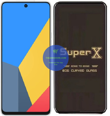 Blate Edge To Edge Tempered Glass for Samsung Galaxy F62, Super X Edge Glass, Super X Tempered Glass, Super X Screen Protector(Pack of 1)