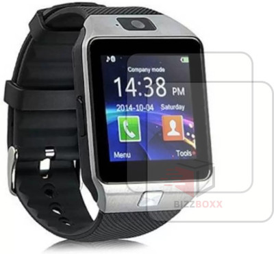 BizzBoxx Edge To Edge Tempered Glass for Dz09 Smartwatch [Screen Guard Only]_3(Pack of 2)