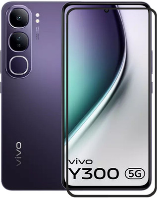 VDAT Edge To Edge Tempered Glass for Vivo Y300 5G, vivo y300 5G, Vivo Y300(Pack of 1)