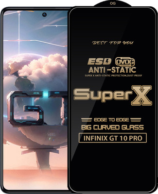 Qyist Edge To Edge Tempered Glass for INFINIX GT 10 PRO(Pack of 1)