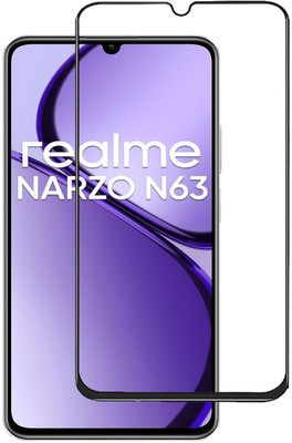 NSTAR Edge To Edge Tempered Glass for Realme Narzo N63(Pack of 1)