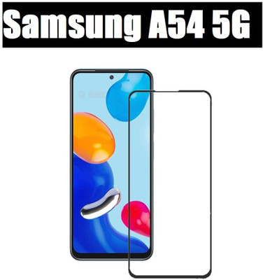 O2MG Edge To Edge Tempered Glass for SAMSUNG Galaxy A54 5G, SAMSUNG Galaxy A54, SAMSUNG A54 5G(Pack of 1)