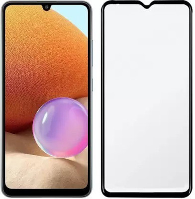 DSCASE Edge To Edge Tempered Glass for Realme C33, realme C33, Realme C33 4G(Pack of 1)