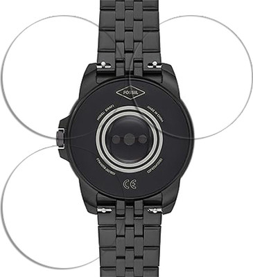 SOMTONE Edge To Edge Tempered Glass for Fossil Gen 5E Smartwatch 1.2 inch SMARTWATCH SCREEN GUARD(Pack of 3)